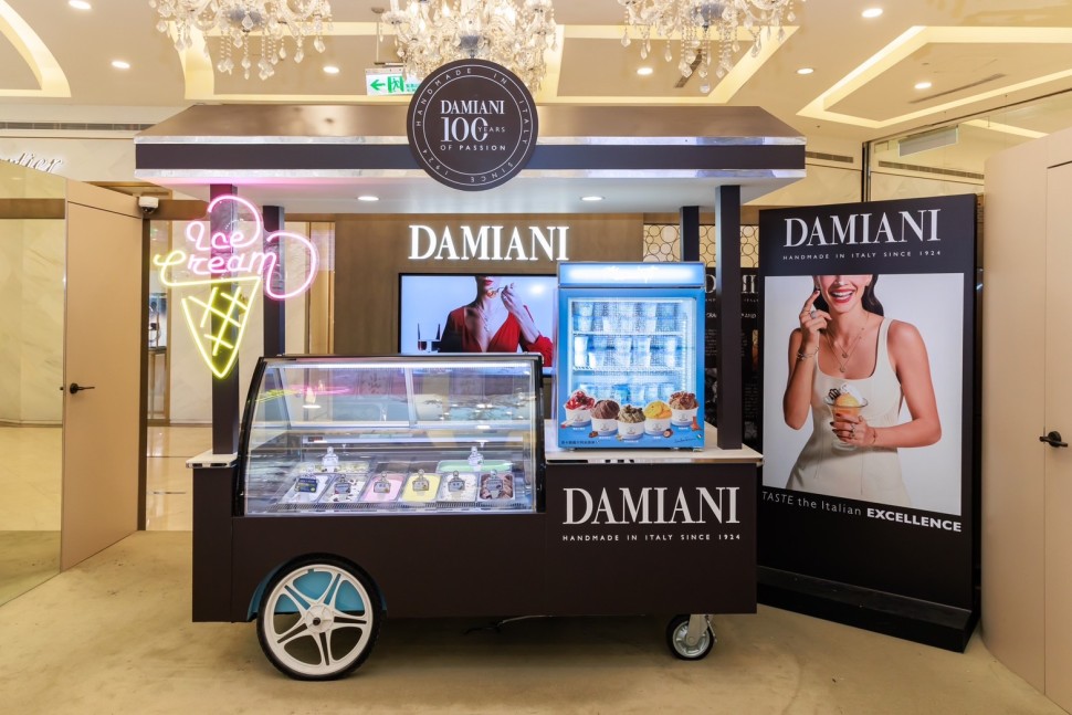 DAMIANI戴美安妮百岁生日请吃冰淇淋 微风广场联名下午茶同庆