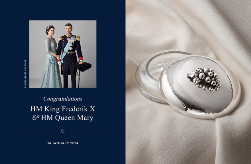 喬治傑生葡萄珠寶盒 見證丹麥皇室結婚週年之喜