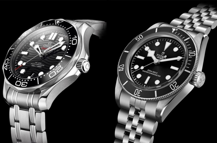 歐米茄海馬潛水300米、帝舵Black Bay「大師天文台認證」潛水錶比較