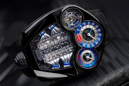 JACOB & Co.聯手布加迪打造BUGATTI Tourbillon陀飛輪錶 濃濃超跑元素上身