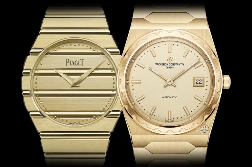 伯爵Polo和江诗丹顿222「黄金复刻二针表」比较