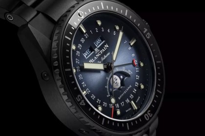 寶珀新款五十噚Bathyscaphe首見潛水錶「陶瓷殼加全日曆月相」組合