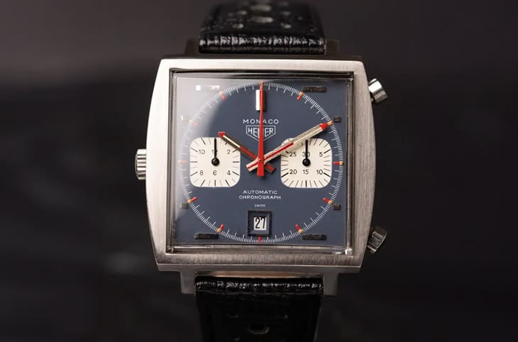 史提夫麦昆拍电影戴过豪雅Monaco计时码表将拍卖 估价高标超过3千万台币