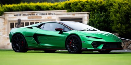 藍寶堅尼最新小牛Lamborghini Temerario 圓石灘車展獲得「最佳展示車」