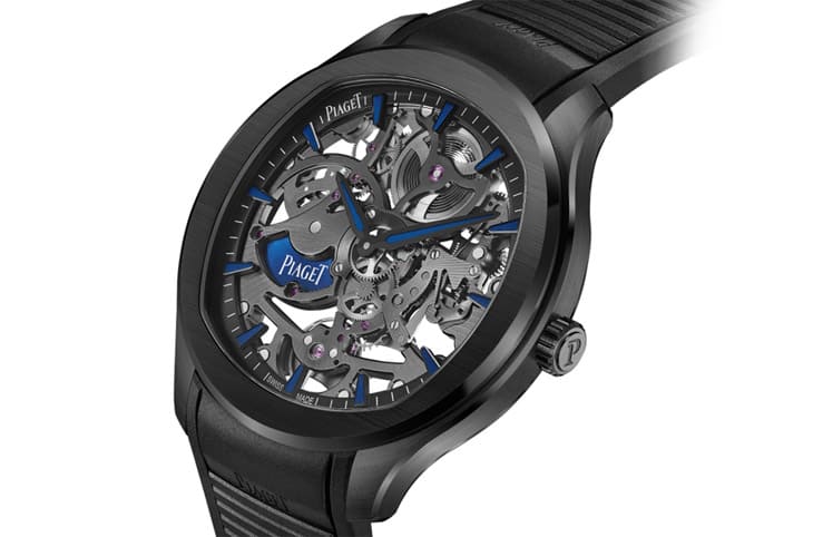 伯爵Polo鏤空錶第一次結合陶瓷材質展現現代科技感