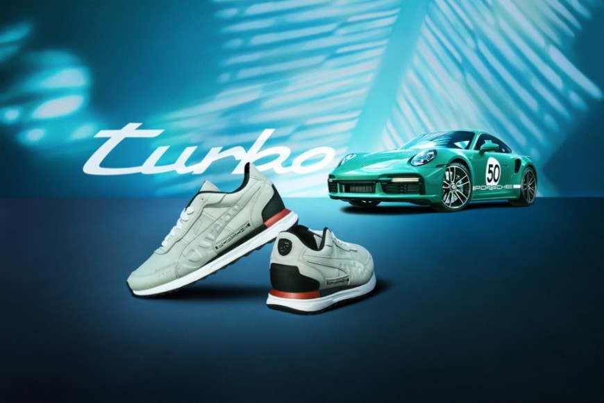 「保時捷慶祝Turbo 50週年」 限定911 Turbo運動鞋讓人好想收藏
