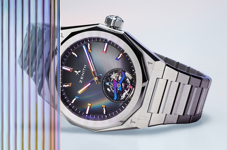 真力時與藝術家Felipe Pantone聯名第三彈 DEFY Skyline陀飛輪面盤和機芯走「迷幻風」