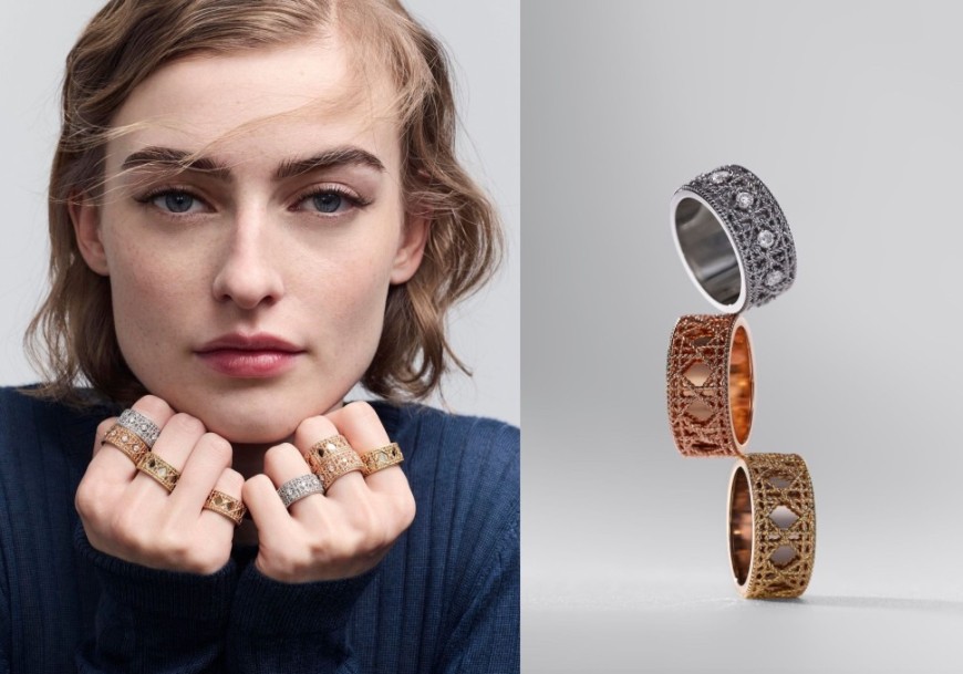 「MY DIOR 2024珠宝新作」以Cannage复杂结构展现巴黎时尚的精神