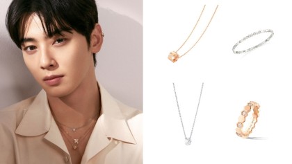 Chaumet 品牌大使车银优「全新Bee My Love系列形象照」不同叠戴方式展现多重魅力