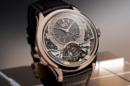 積家球體陀飛輪結合三問和萬年曆展現頂級大複雜工藝 玫瑰金錶殼配琺瑯面盤顏值再升級