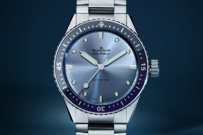 寶珀首度為單一專賣店打造限量版 台北101專賣店獨賣五十噚Bathyscaphe創作主題很特別