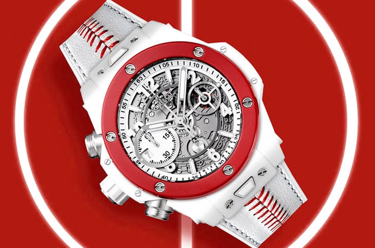 Big Bang左冠陶瓷表迎接世界12强棒球赛 宇舶加码棒球缝线表带款式