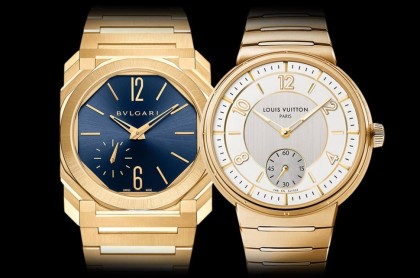 宝格丽Octo Finissimo与路易威登Tambour黄金自动小三针比较