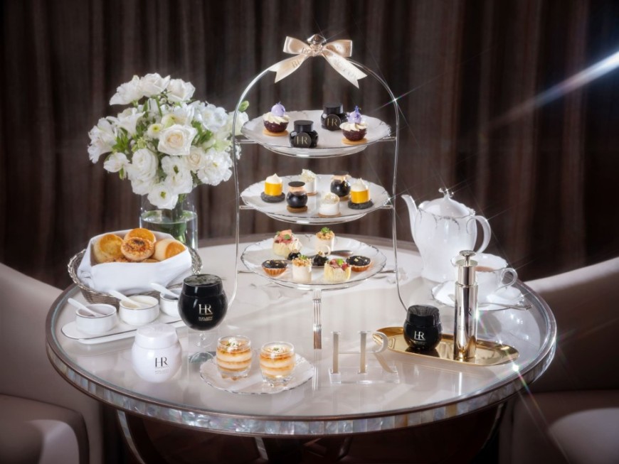 台北文华东方酒店青隅携手奢华保养品牌赫莲娜打造顶级下午茶饗宴