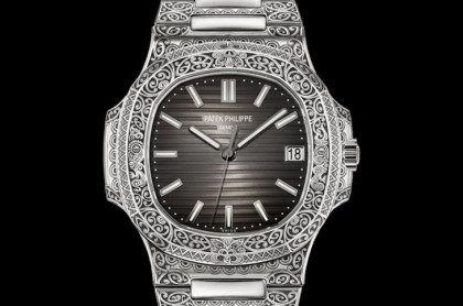 百达翡丽钢壳金鹰5711再版！？ 「一目的」特制全球唯一手工雕花版本