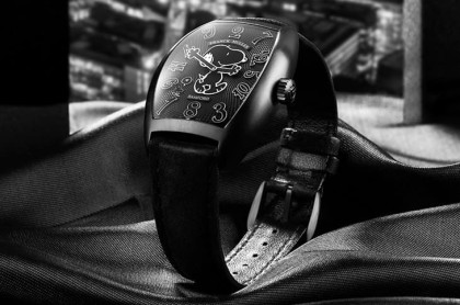 炫黑風格來襲 FRANCK MULLER三度聯名BAMFORD打造限量史努比Crazy Hours