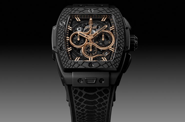 蛇年专属！宇舶Spirit of Big Bang生肖表融合金蛇雕刻设计