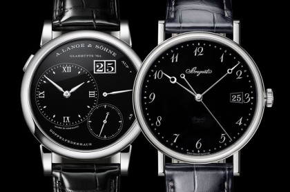 朗格Lange 1與寶璣Classique 5177鉑金黑面三針設計大比拼