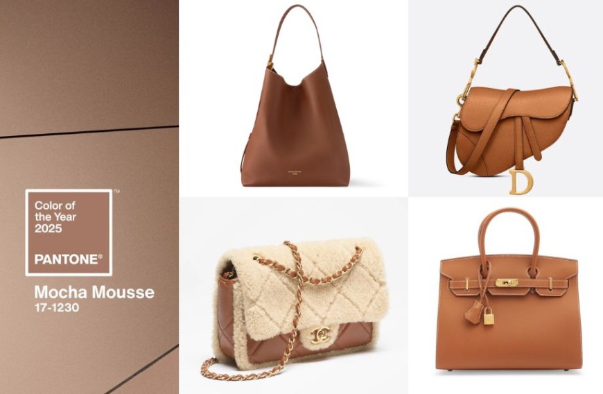 用2025代表色打造優雅時尚造型！五款精選摩卡慕斯色系包款推薦  