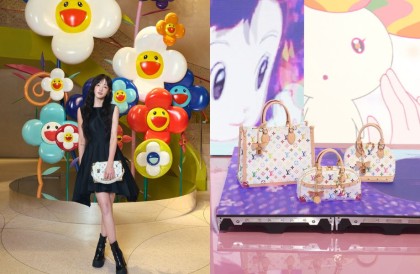 全台首位LV品牌大使王淨完美演繹繽紛俏皮 Louis Vuitton X 村上隆聯名作品