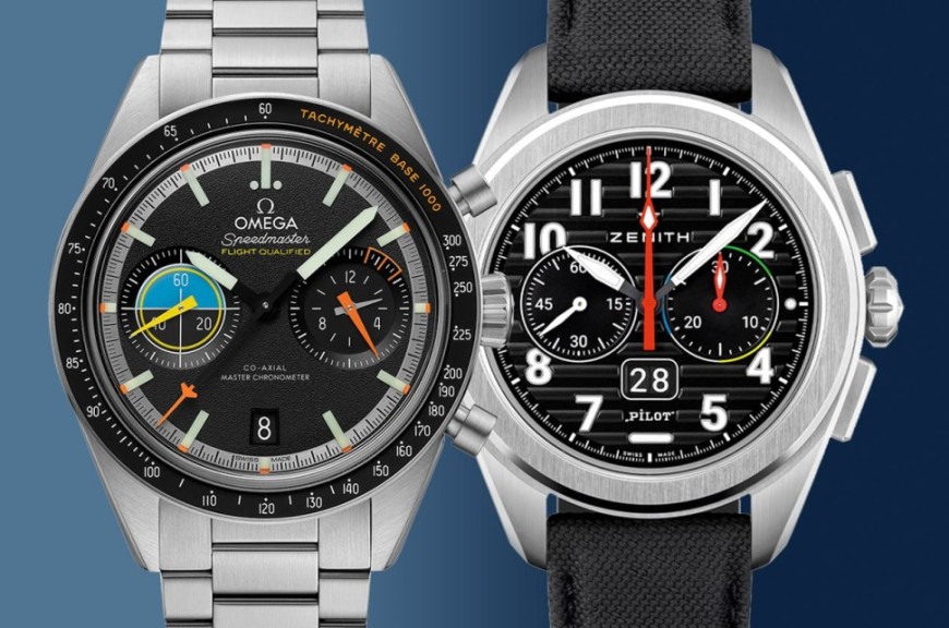 歐米茄超霸與真力時Pilot：專業飛行計時碼錶對決