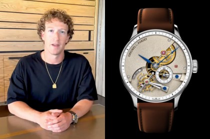 祖克柏社群发文黑色短T搭超稀有大表 展现顶级收藏实力