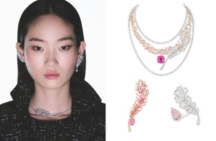 香奈兒2025全新高級珠寶系列  漸變粉色珠寶化身經典羽毛符碼