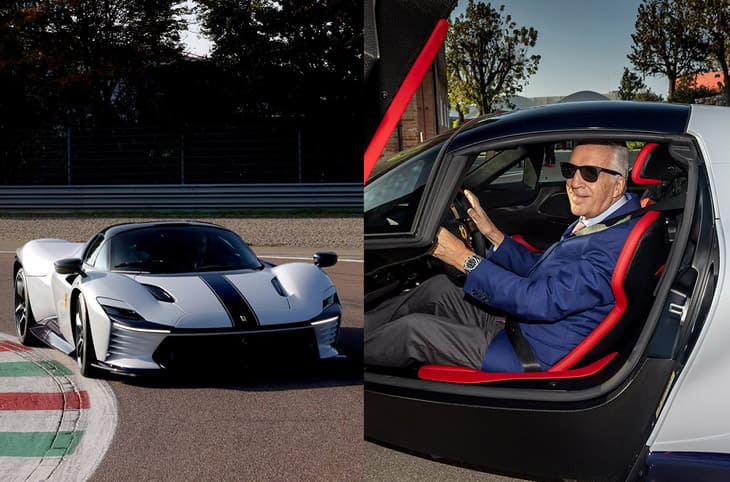 歡喜迎接專屬Daytona SP3超跑 法拉利副總裁同時秀出心愛高級運動錶