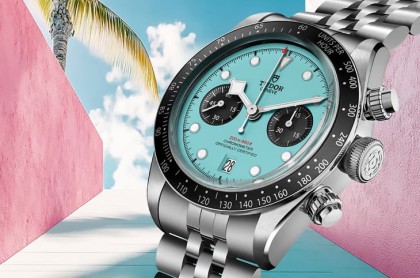 帝舵Black Bay計時碼錶新色曝光 Tiffany藍演繹邁阿密南灘陽光與熱情