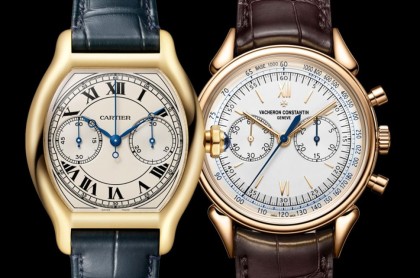 卡地亞Tortue vs 江詩丹頓1955 經典手上鍊計時碼錶對決