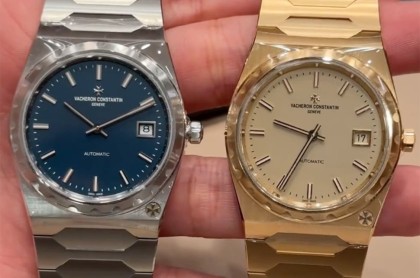 江詩丹頓Historiques 222不鏽鋼與黃金款實拍差異對比