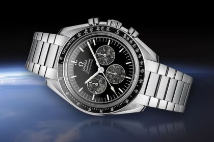 欧米茄321机芯超霸计时码表铂金款新增链带旗舰款 面盘点缀月球陨石超珍贵