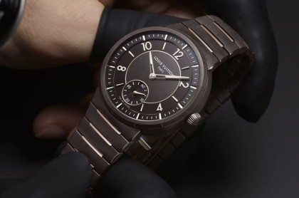 表壳材质再进化 路易威登Tambour首度採用棕色陶瓷搭配玫瑰金打造静奢质感