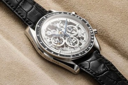 限量鉑金超霸鏤空登月錶 出自與歐米茄合作的頂級製錶師之作