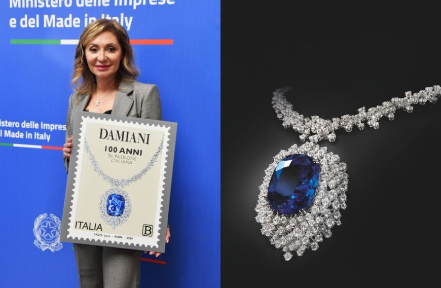 DAMIANI攜手義大利官方發行紀念郵票 Mimosa Eternal Blue傳世巨作驚豔亮相