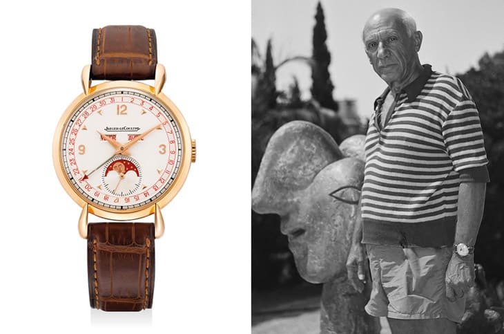 畢卡索的隱藏名錶 收藏家矚目兩只未出現在拍賣的月相錶