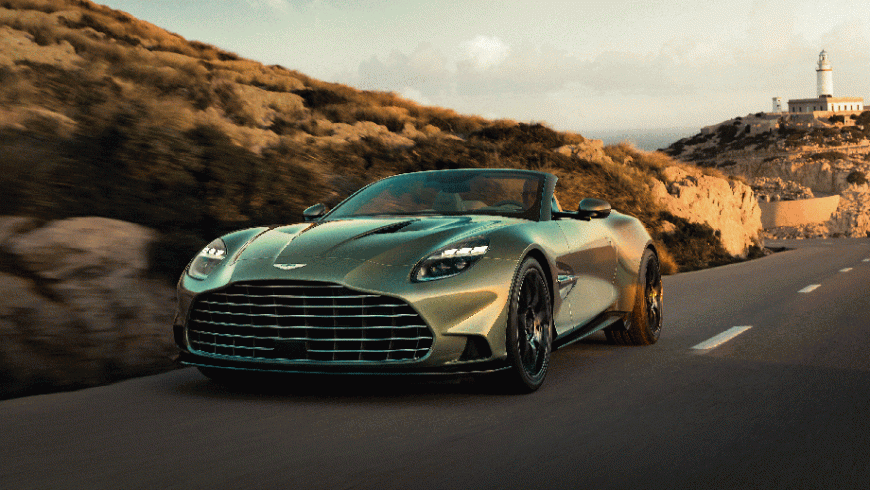 地表最強前置V12敞篷車 Aston Martin Vanquish Volante極速超過344公里