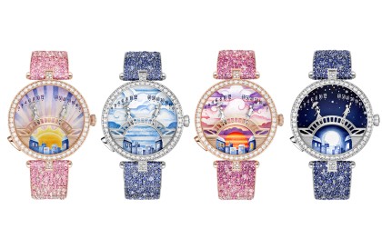 從戀人橋到神秘鎖扣 Van Cleef & Arpels 2025愛情時計的夢幻演繹