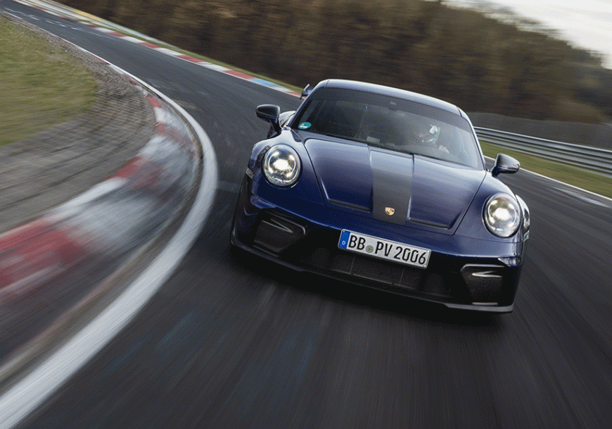 快9.5秒！保時捷手排車Porsche 911 GT3 征服紐柏林「綠色地獄」