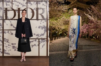 從傳統東方剪影到當代時尚「DIOR 2025早秋女裝系列」於京都華麗亮相