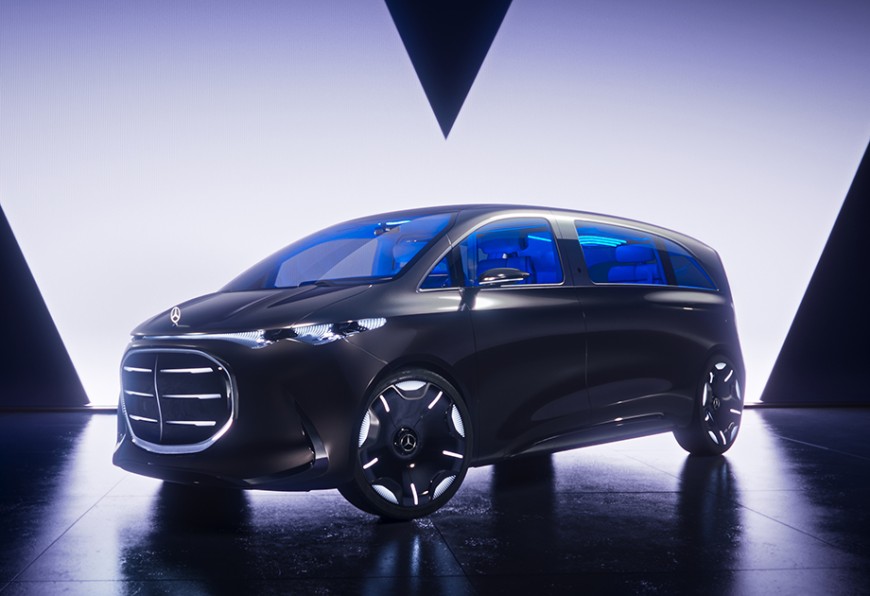 宾士纯电概念商务车 Mercedes-Benz Vision V 全球首发