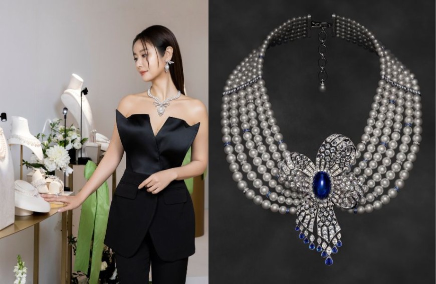 MIKIMOTO「The Bows 頂級珠寶展」林心如俐落演繹高級緞帶珠寶