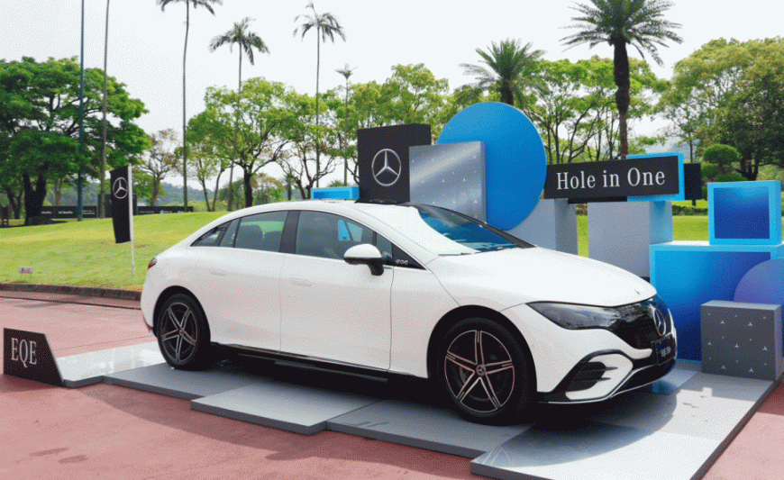 2025 MercedesTrophy 賓士國際高爾夫球賽 「一桿進洞獎」台灣首位得主開走純電EQE