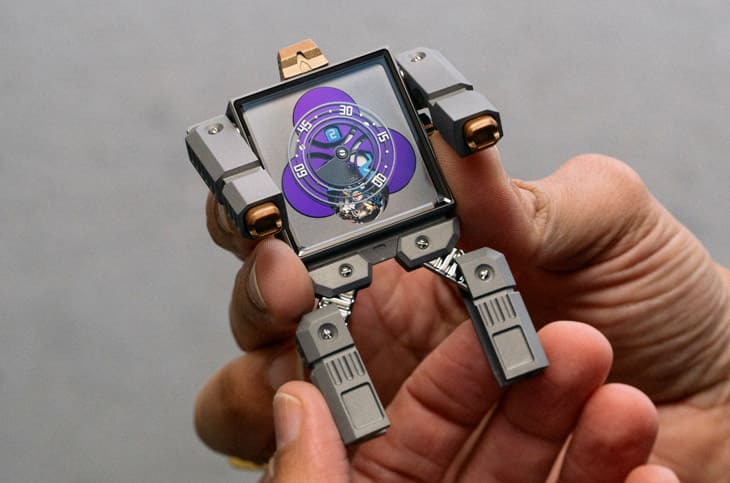 這不是玩具！HAUTLENCE打造會變形的陀飛輪桌鐘 機械迷必看