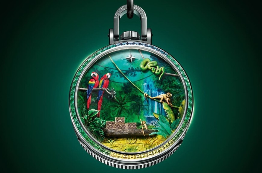LV独一无二破亿怀表震撼亮相！亚马逊主题交融顶级工艺