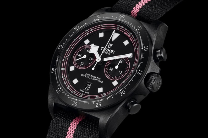 限量登场 帝舵Pelagos粉红计时表致敬环义赛传奇战衣