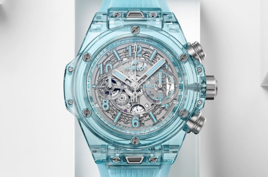 「湖水藍寶石」震撼登場 宇舶Big Bang解鎖透明機械的極致美學