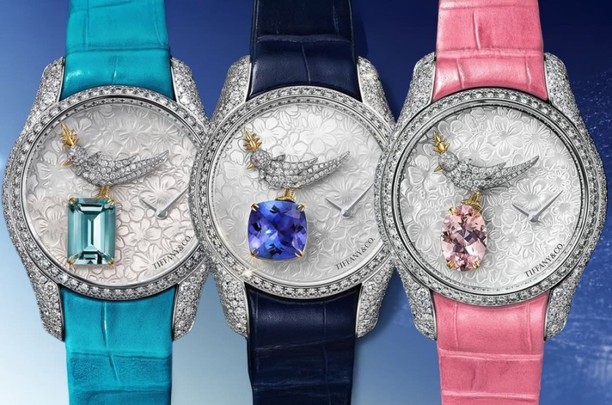 當TIFFANY石上鳥遇見高級手錶 經典華麗重生