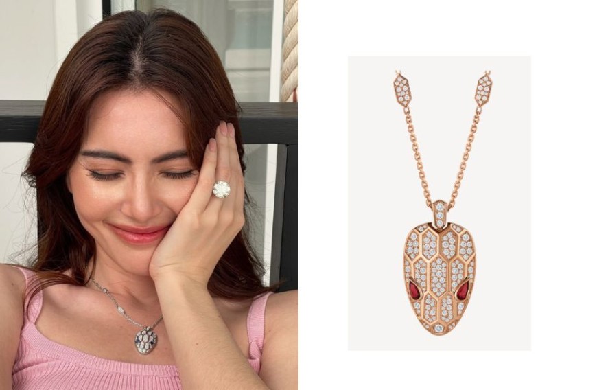 泰国女星Mai Davika宣布订婚啦！ 百万宝格丽灵蛇见证幸福时刻