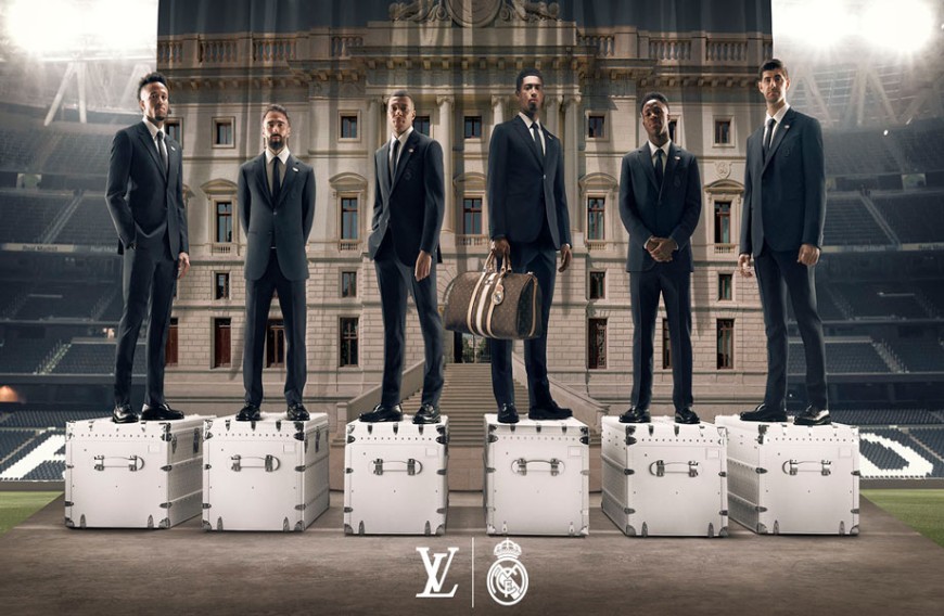 Louis Vuitton 宣布成為皇家馬德里官方合作夥伴 首度為運動員量身打造專屬正裝與旅行裝系列